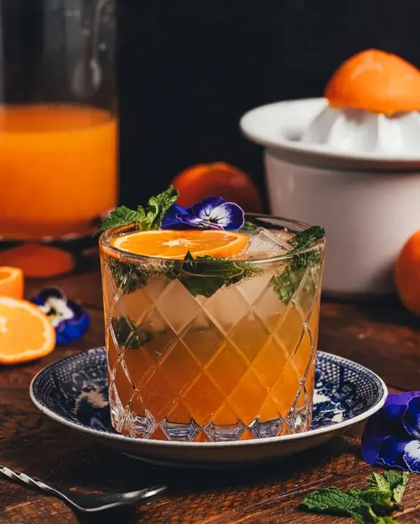 Satsuma Raspberry mocktail
